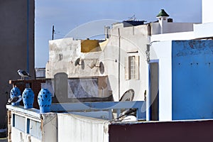 Roofs in the medina of Essaouira