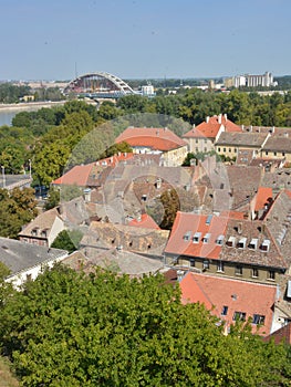 Roofs of old buildings in Petrovaradin