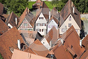 Roofs of old medieval city