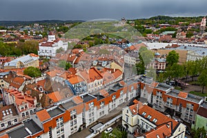 Roofs of old Vilnius. Lithuania.