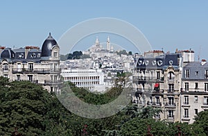 Roofs of Paris and Butte Montmarte