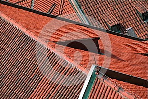 Roofs in Prague