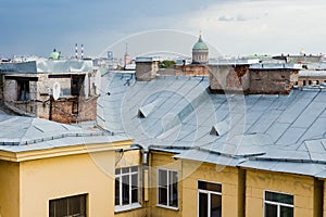 Roofs of Saint-Petersburg, Russia