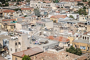 Roofs of southern Nicosia. Cyprus