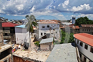 Roofs of Stone Town city, Zanzibar, Tanzania