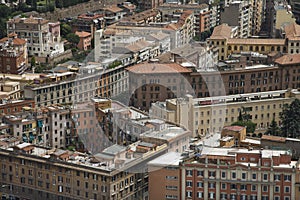 Rooftob view of in Rome, Italy.