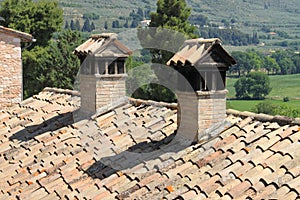 Rooftop chimneys