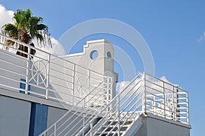 Rooftop deck of a house