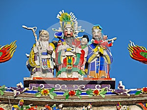 The rooftop decoration of Official Mazu Temple