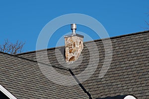 rooftop fireplace chimney building sky modern