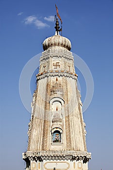 Rooftop of an hindi temple India