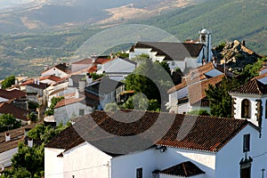 Rooftop of Marvao houses, Portugal