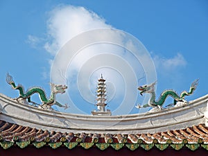 The rooftop of Official God of War Temple