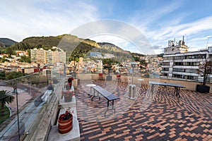 Rooftop Patio in Bogota, Colombia