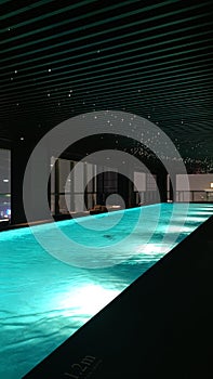 Rooftop Pool with Starlight