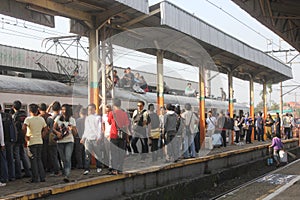 Rooftop Riders of The Commuter Train