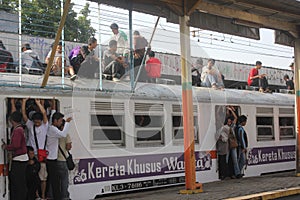 Rooftop Riders of The Commuter Train