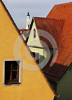 Rooftop, Rothenburg ob der Tauber, Germany