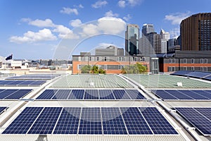 Rooftop solar panels