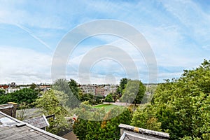 Rooftop terrace view