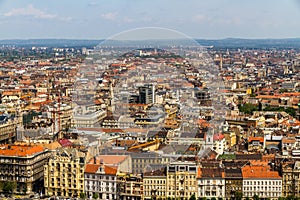 Rooftop view of Budapest
