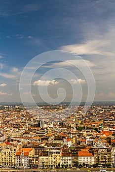 Rooftop view of Budapest