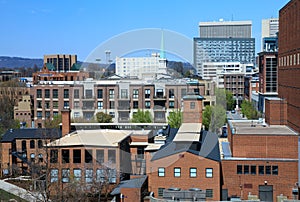 Rooftop View Greenville South Carolina