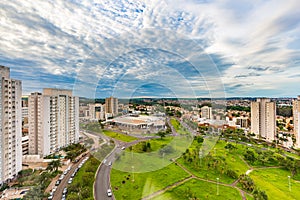 Rooftop view of Ribeirao Preto - SP, Brazil.