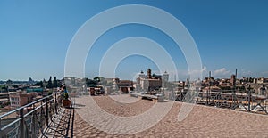 Rooftop view of Rome