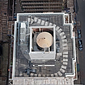 Rooftop Water Towers on NYC Buildings