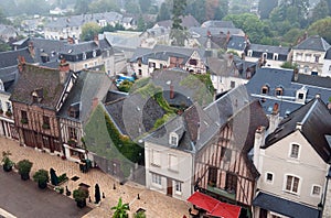 Rooftops in Amboise photo