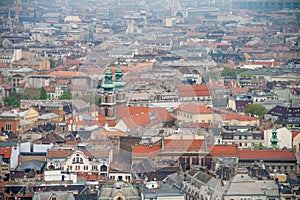 Rooftops in Budapest