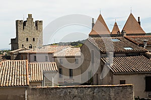 Rooftops, Carcassonne, France
