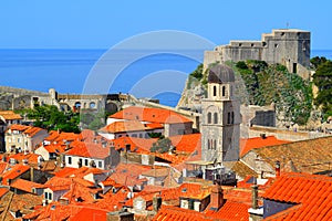 Rooftops in Dubrovnik, Croatia photo