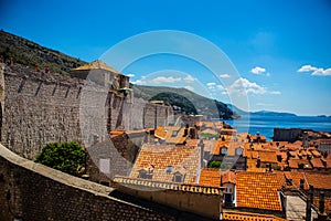 Rooftops in Dubrovnik, Croatia