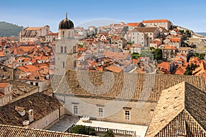 Rooftops. Franciscan Monastery. Dubrovnik. Croatia