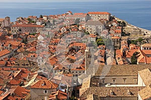 Rooftops. Franciscan Monastery. Dubrovnik. Croatia