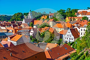 Rooftops of German town Meissen