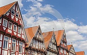 Rooftops of half-timbered houses in Celle