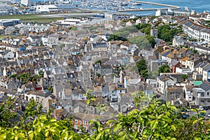 Rooftops of houses in Fortuneswell