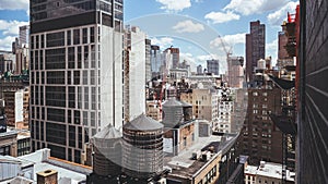 Rooftops in Manhattan NY