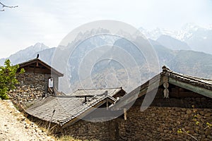 Rooftops and Mountain Peaks