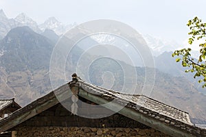 Rooftops and Mountain Peaks