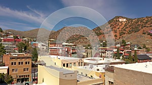 Rooftops Of Old Buildings In Bisbee, Arizona