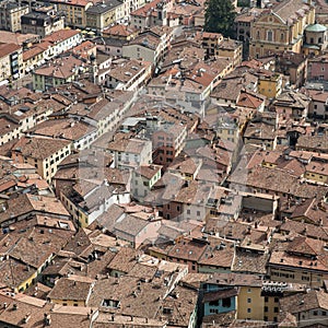 Rooftops of small italian city