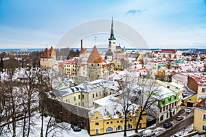Rooftops In Tallinn
