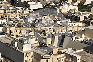 Rooftops of Victoria from the Citadel of Victoria Gozo Malta