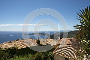 Rooftops of Ãˆze Village, France