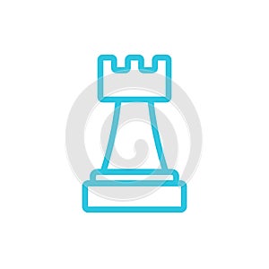 Rook chess icon.