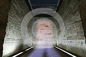 Room in Denderah Temple, Qena, Egypt